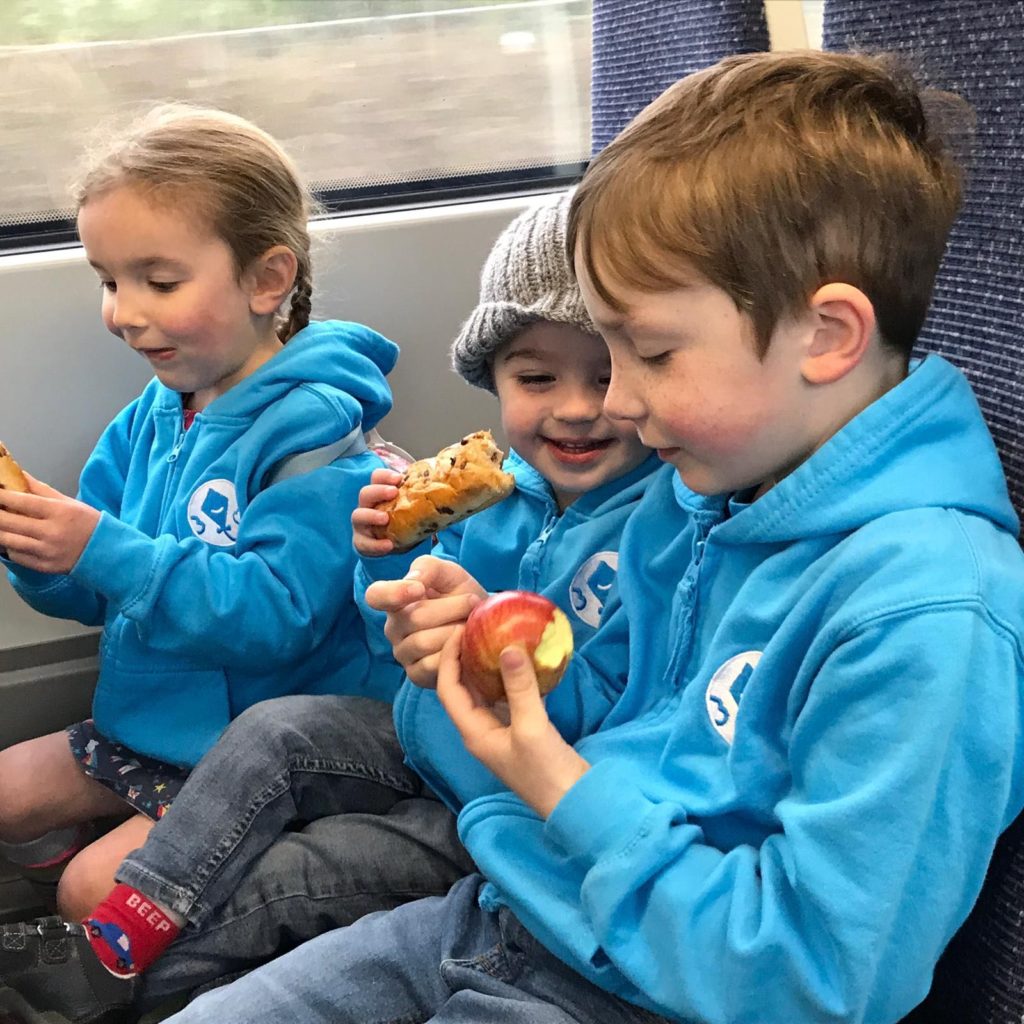 HappyKite children on their way to WordCamp London